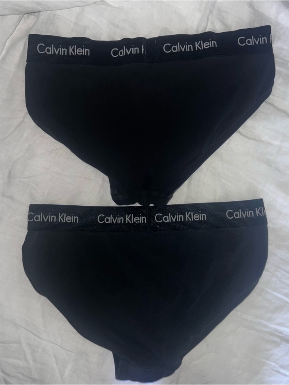 2 Pack - Calvin Klein Men's Black Classic Cotton Briefs - Picture 2 of 2
